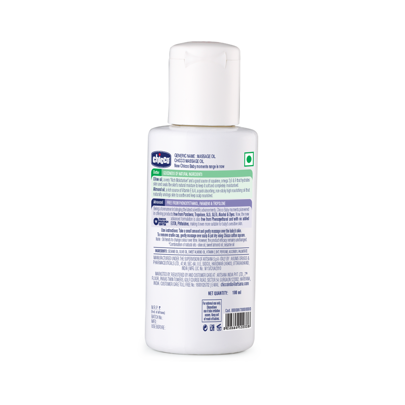 Baby Massage Oil (100ml) image number 1
